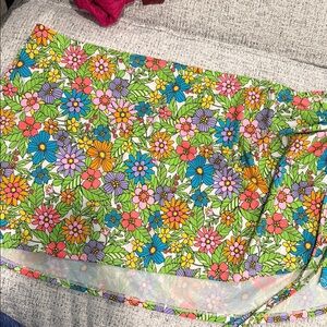 Wild Fable Multicolor Swim Floral Skirt